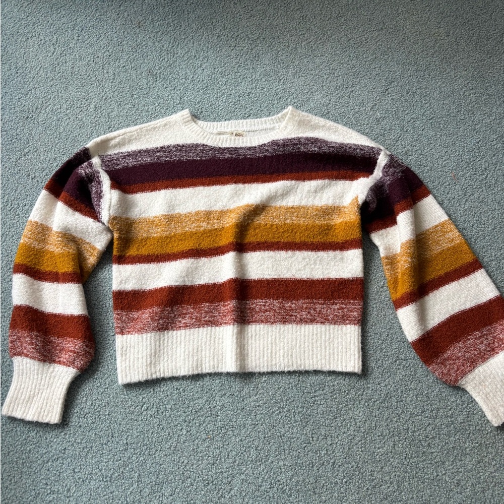 Fall striped sweater